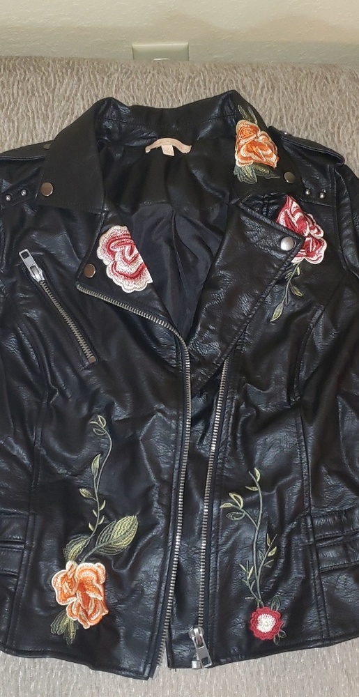 New w/o tags gibson latimer leather jacket
